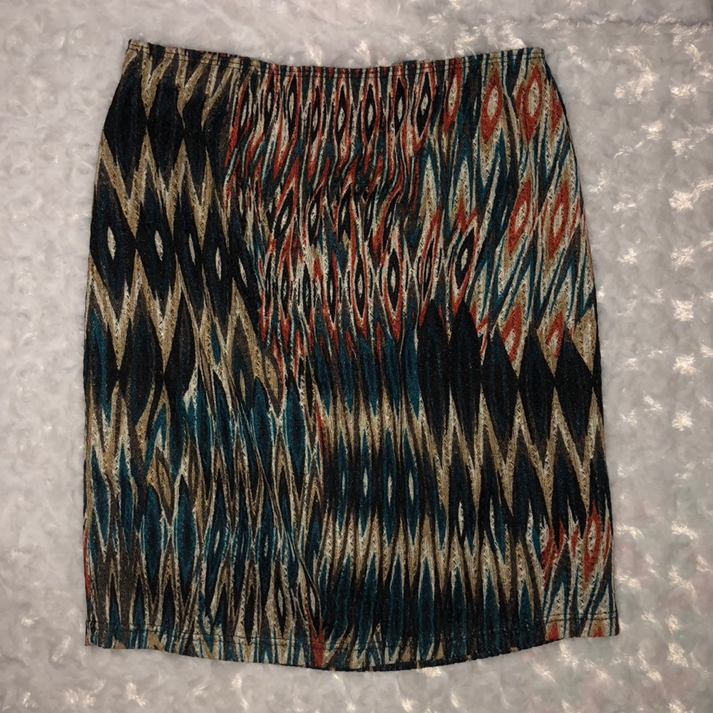 Party Pattern Mini Skirt